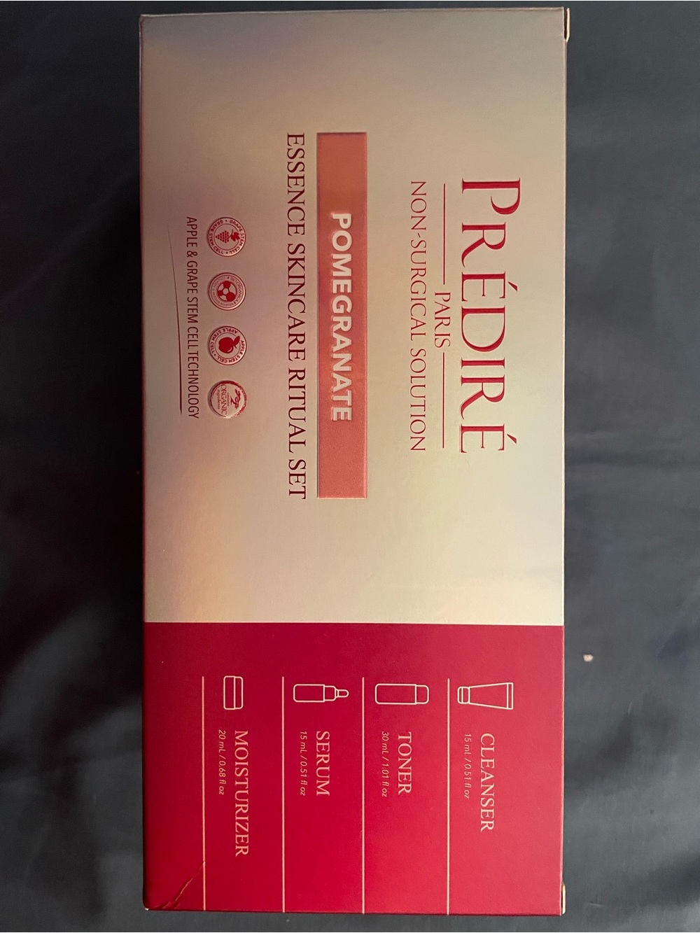 Prédiré Pomegranate Essence Skincare Moisturizer Set - Pink